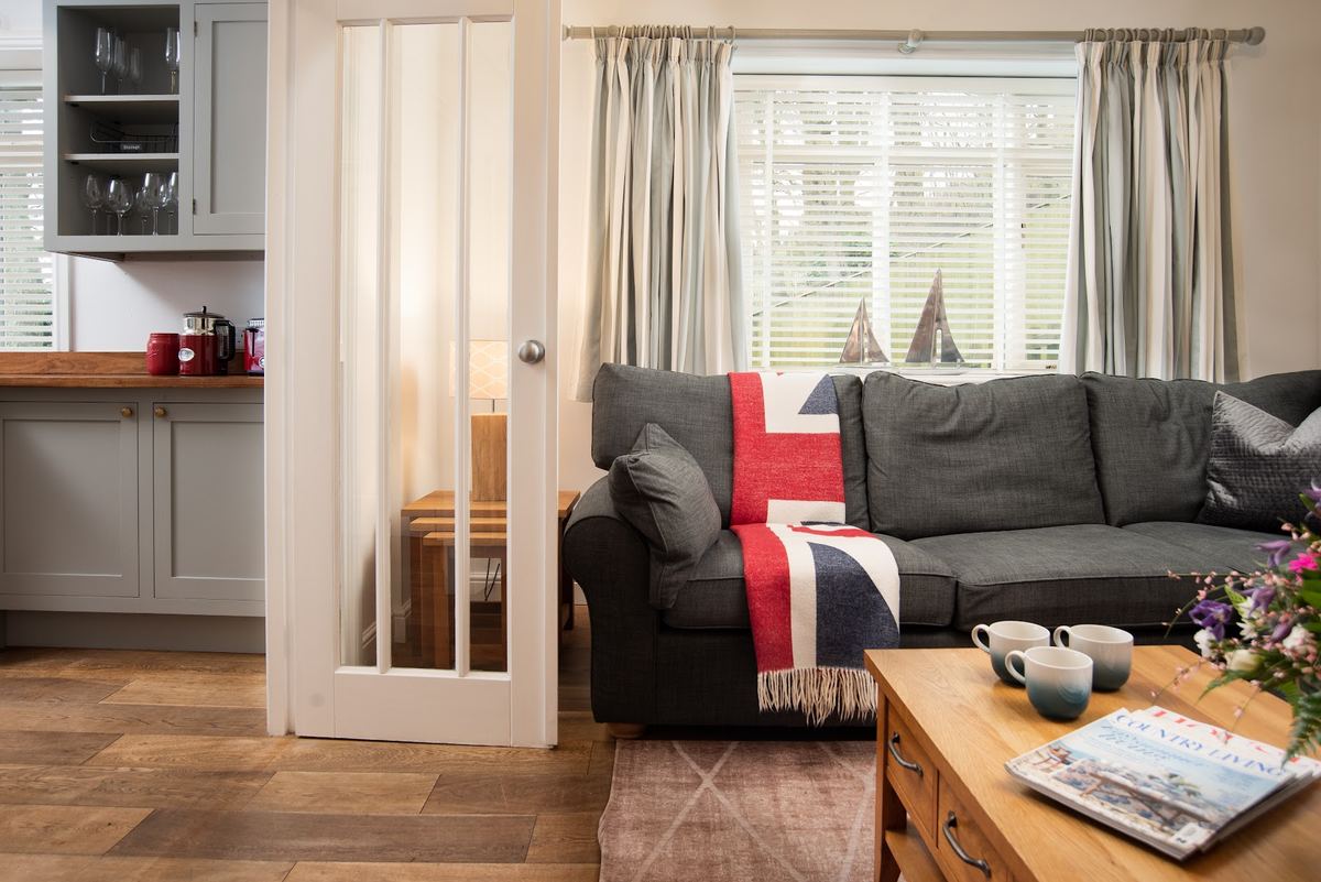 A living room in one of the 5leys Filey properties